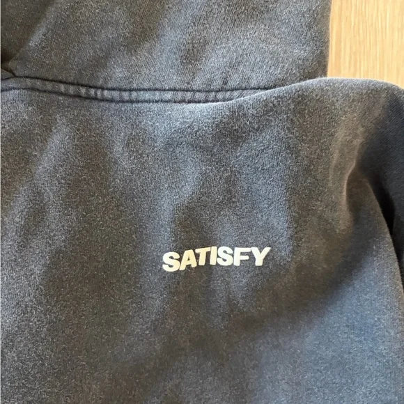 Satisfy Men's Black hoodie - Picture 5 of 5